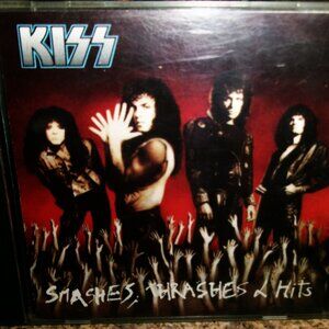 kiss smashes trashes & hits 1988 CRC cd - gene paul ace peter glam rock deuce